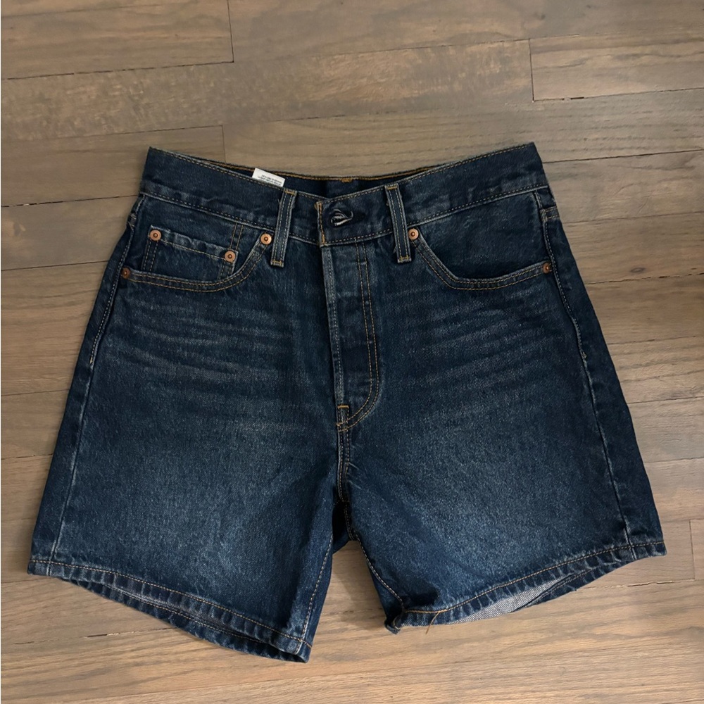 Levi’s Dark Blue Denim Shorts